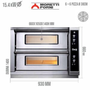 Pica pec sa dve etaze Moretti Forni iDeck iD-D 65.105