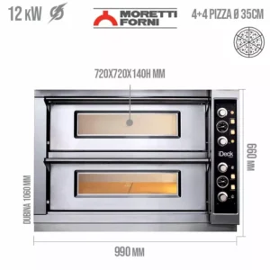 Pica pec sa dve etaze Moretti Forni