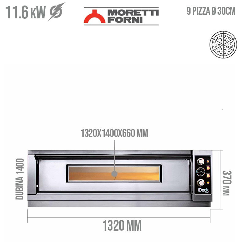 Pica pec Moretti Forni iDeck PM 105.105