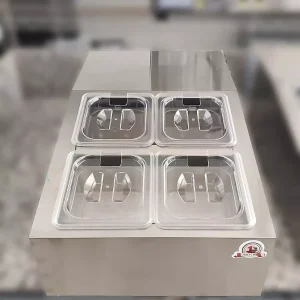 Salatara vitrina za priloge 4 ukusa PINRTR-4