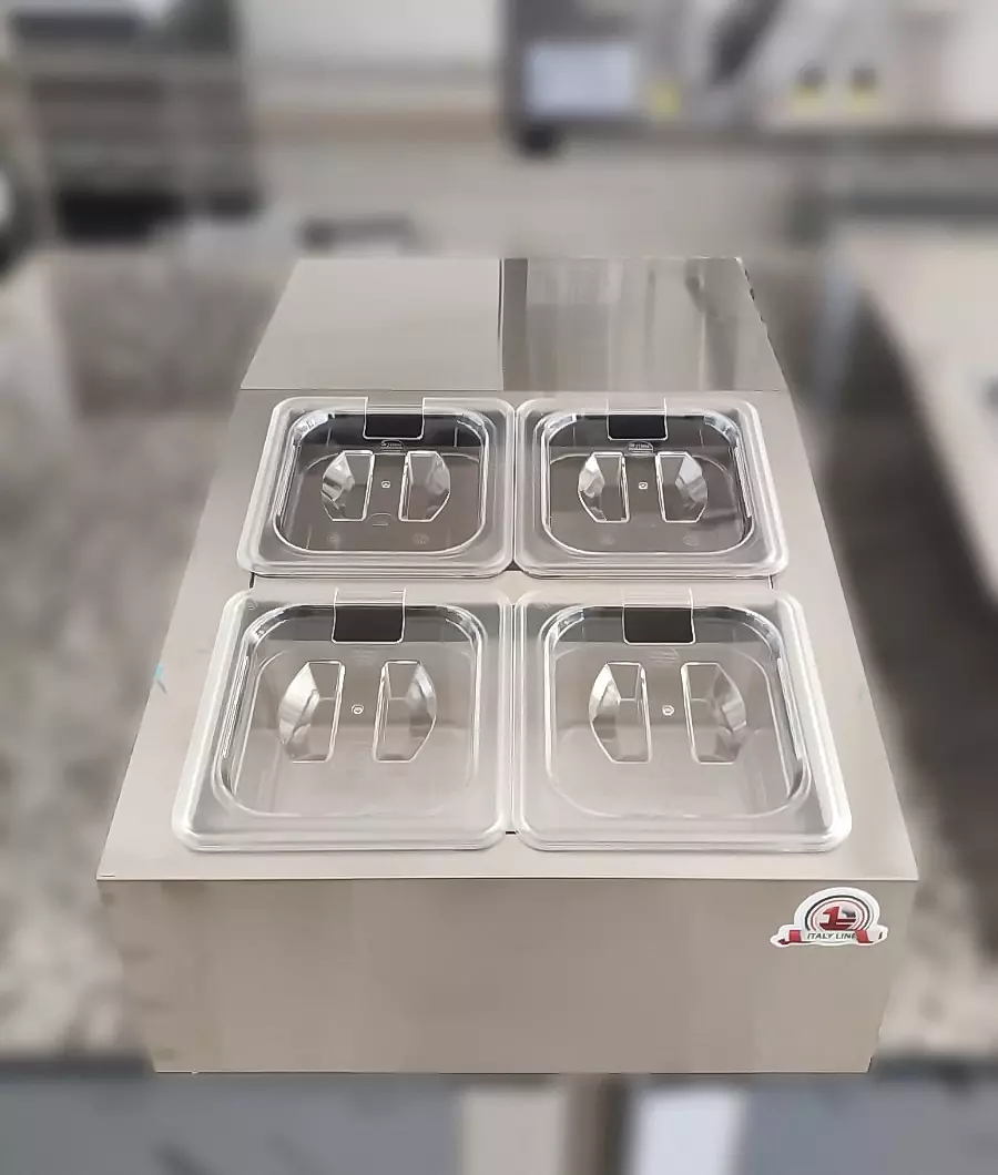 Salatara vitrina za priloge 4 ukusa PINRTR-4