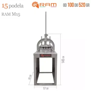 Delilica za testo rucna RAM M15