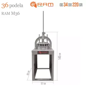 Delilica za testo rucna RAM M36